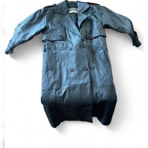 Women's Black Trench Coat